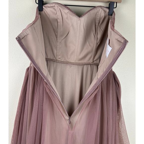 Birdy Grey Christina Sandy Taupe Convertible Dress Size Small in Sandy Taupe - Picture 12 of 13